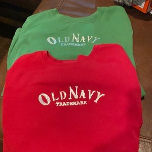 Pair of long sleeve t shirts